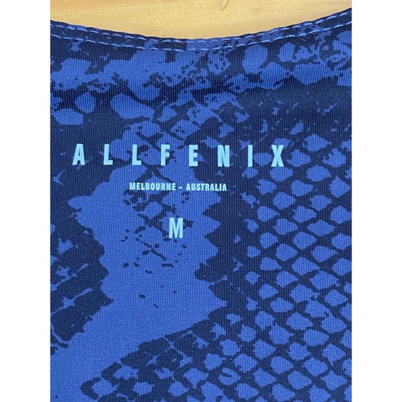 ALLFENIX Indie Python Print Racer Back Sports Bra Medium - Picture 9 of 14